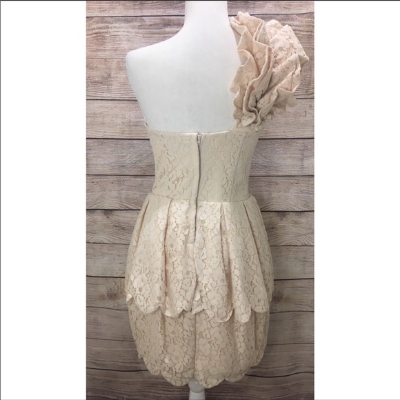 H&M Lace Dress with Shoulder Ruffle - Picture 6 of 8